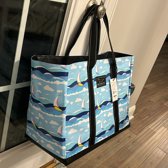 NEW Scout Original Deano Tote bag in Totes Ma Boat print - Picture 3 of 9